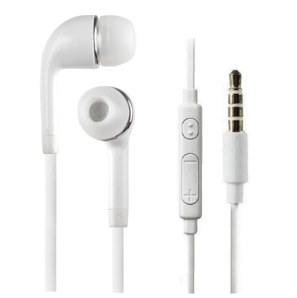 Earphone for Allview P5 Qmax Handsfree In Ear Headphone White