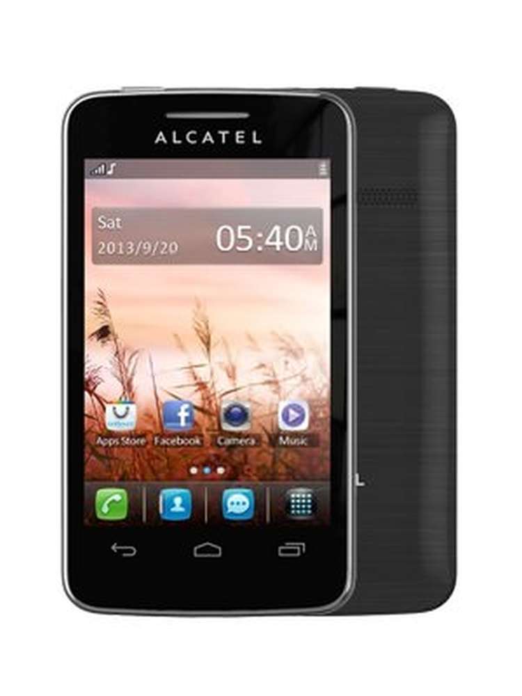 Lcd With Touch Screen For Alcatel One Touch Tribe Black By