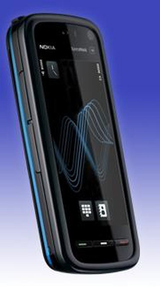 blue nokia touch screen