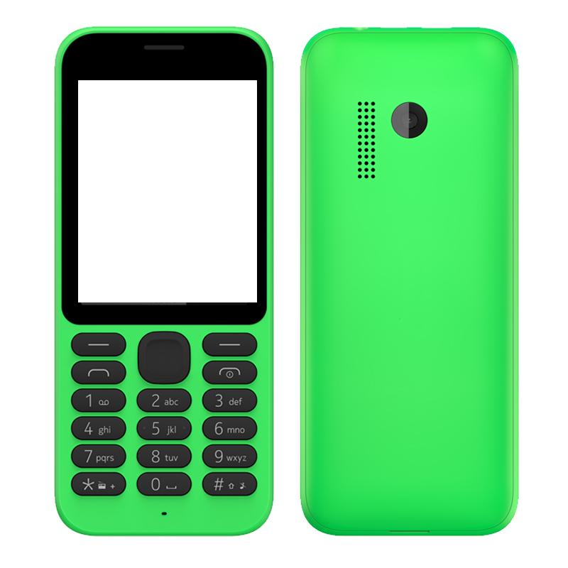 Full Body Housing for Nokia 215 - Green - Maxbhi.com