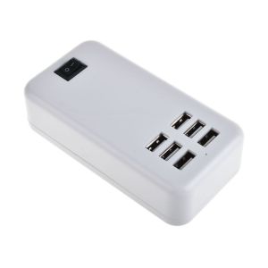 6 Port Multi USB HighQ Fast Charger for Nokia 6790 Surge