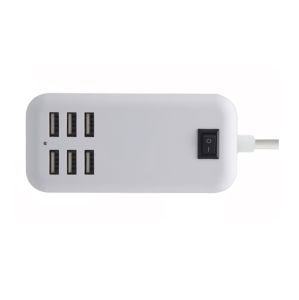 6 Port Multi USB HighQ Fast Charger for Xiaomi Redmi Note 9